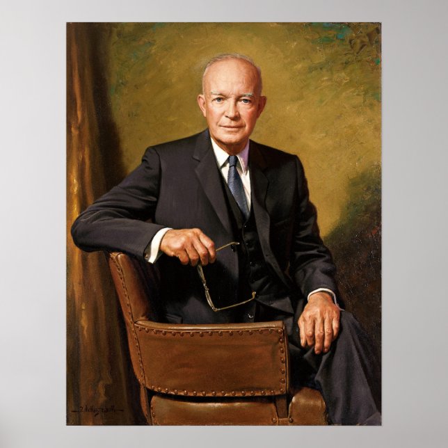 Poster Président Dwight D Eisenhower (Devant)