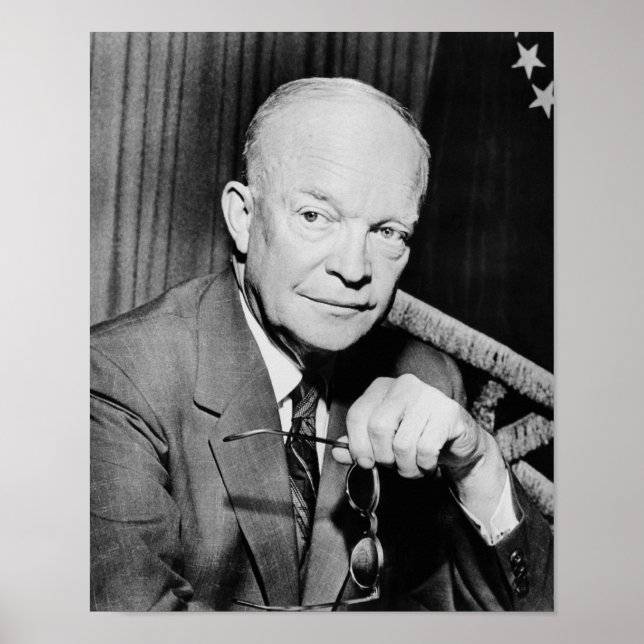 Poster Président Dwight Eisenhower (Devant)