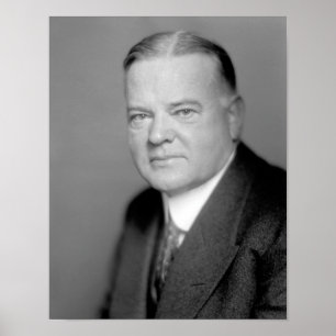 Poster Président Herbert Hoover Portrait