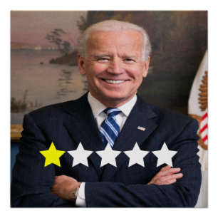 Poster Président Joe Biden Approbation