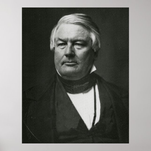 Poster PRESIDENT MILLARD FILLMORE Daguerreotype Imprimer (Devant)