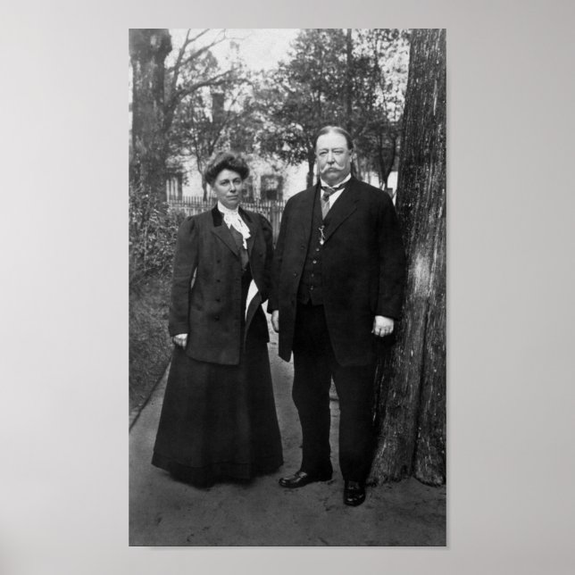 Poster Président Taft et Première Dame Helen Taft - 1909 (Devant)