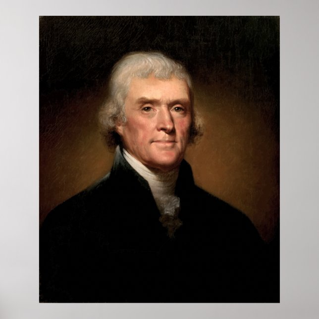 Poster Président Thomas Jefferson (Devant)