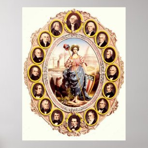 Poster Présidents des États-Unis