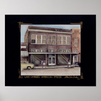 Poster Presse américaine