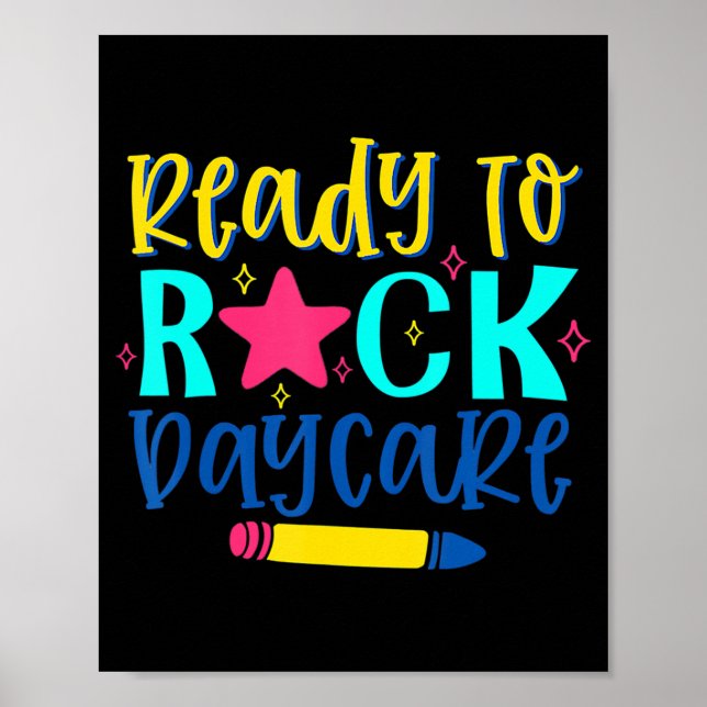 Poster Prêt À Renvoyer Les Garderies À L'École Premier Jo (Devant)