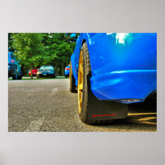 Poster Prêt au rallye