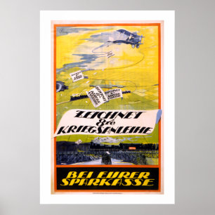Poster Prêt de la 8e guerre autrichienne (blanc)