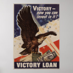 Poster Prêt de victoire 2ème guerre mondiale