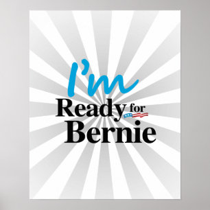Poster Prêt pour Bernie 2016