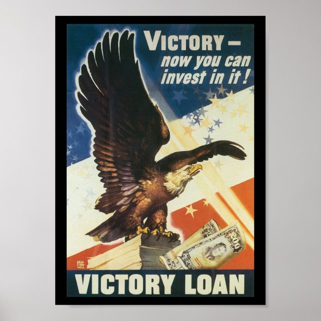 Poster Prêt victorieux Deuxième Guerre mondiale (Devant)