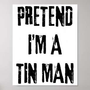Poster Prétendre que je suis un homme mince Halloween Der