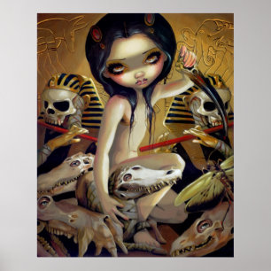 Poster Prêtre de Nyarlathotep ART IMPRIMER égypte gothiqu
