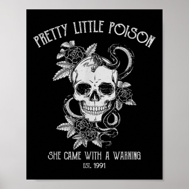 Poster Pretty Little Ison She Came With A Warning  (Devant)