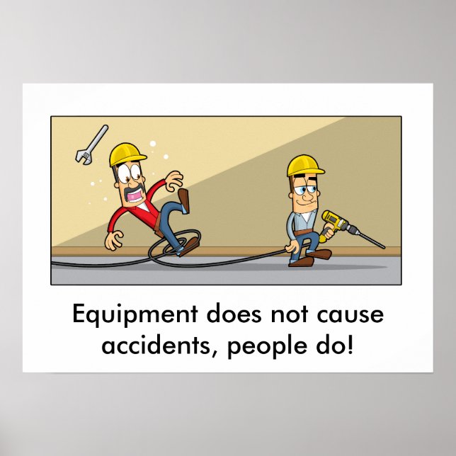 Poster Prévention des accidents 001 (Devant)