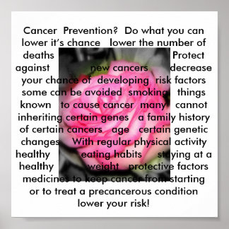 Poster Prévention du cancer
