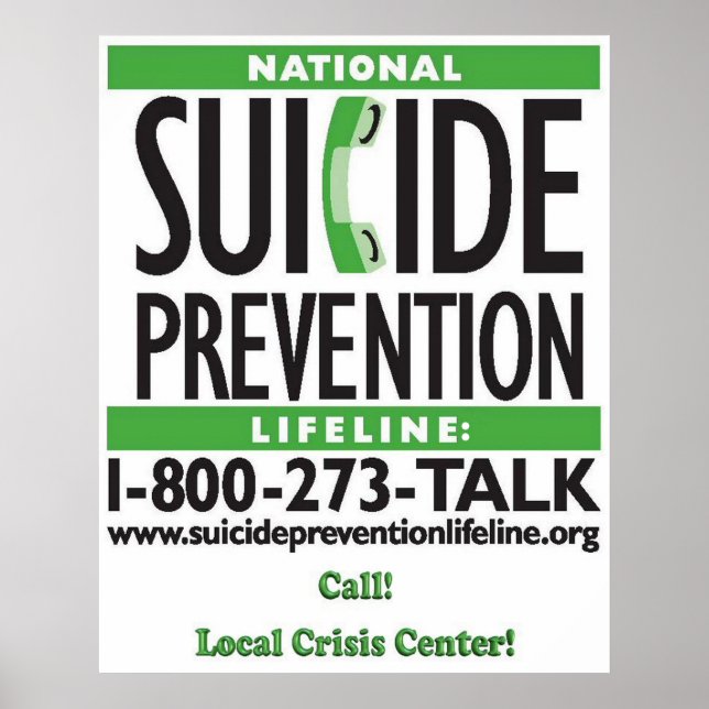 POSTER Prévention du suicide (Devant)