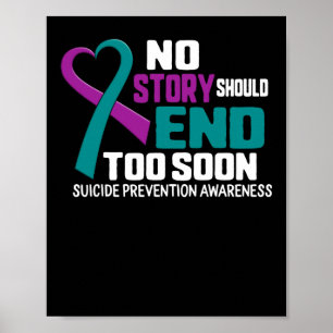 Poster Prévention Du Suicide Aucune Histoire Ne Devrait M