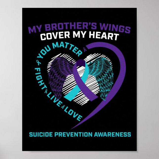 Poster Prévention du suicide Cadeaux Amour Mémoire B (Devant)