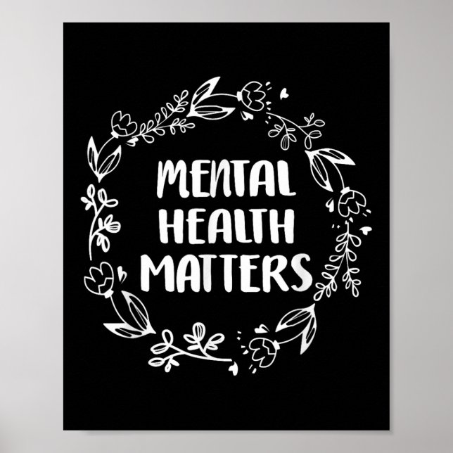 Poster Prévention du suicide en santé mentale (Devant)