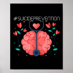 Poster Prévention du suicide - Sensibilisation à la santé