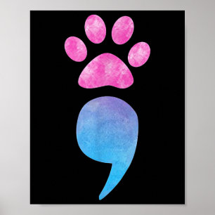 Poster Prévention du suicide Sensibilisation Chien Paw Ch