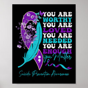 Poster Prévention du suicide Sensibilisation Motivation p