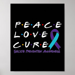 Poster Prévention du suicide Sensibilisation Paix Amour C