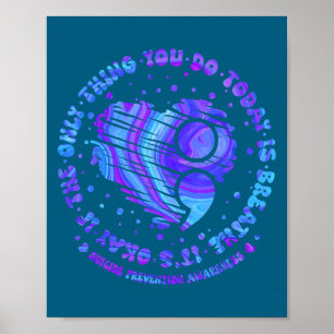 Poster Prévention du suicide Sensibilisation Point-virgul