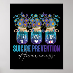 Poster Prévention du suicide Sensibilisation Survivant Co