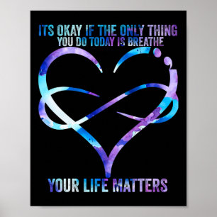 Poster Prévention du suicide Vos problèmes de vie Su