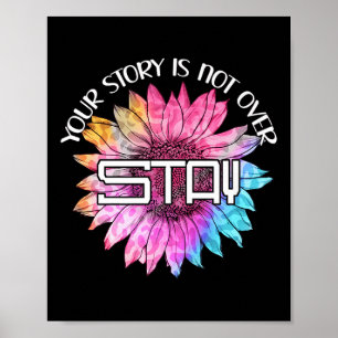 Poster Prévention du suicide _ Votre histoire n'est pas t