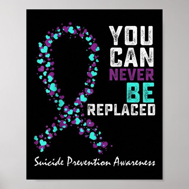 Poster Prévention du suicide Vous ne pouvez jamais être r (Devant)