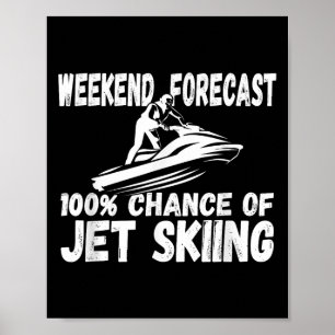Poster Prévisions de week-end 100% de chances de faire du