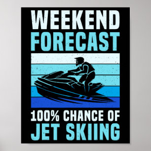 Poster Prévisions de week-end 100% de chances de faire du