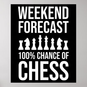 Poster Prévisions de week-end - 100% de chances d'échecs