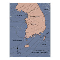 Prévisions météorologiques de la Corée du Sud