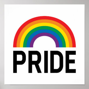 Poster Pride arc-en-ciel