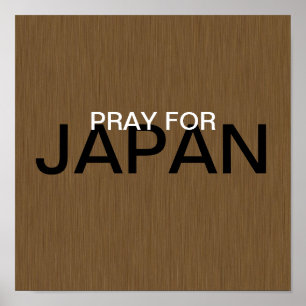 POSTER PRIER POUR LE JAPON