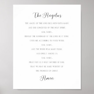 Poster Prière Angelus