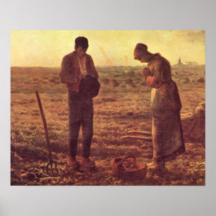 Poster Prière Angelus L'Annonciation Vierge Marie