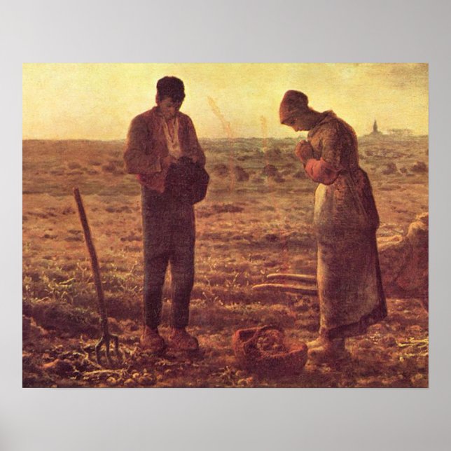 Poster Prière Angelus L'Annonciation Vierge Marie (Devant)