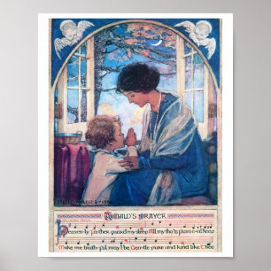 Poster Prière de l'enfant, Jessie Willcox Smith