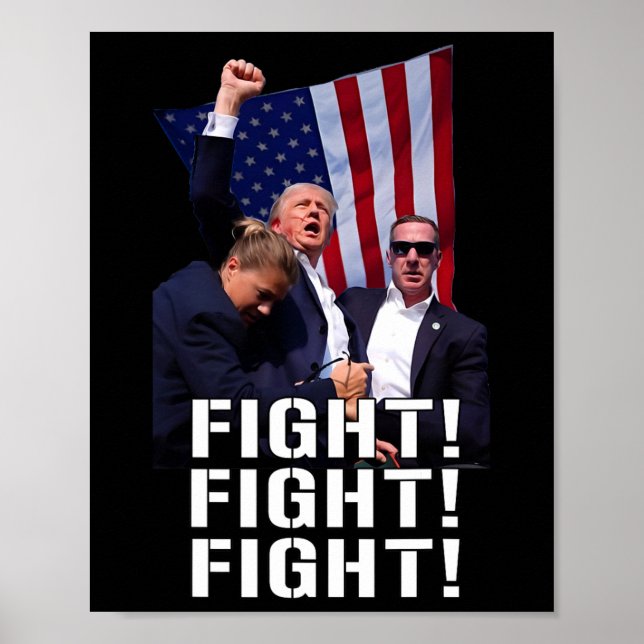 Poster Prière De Lutte Contre Trump Amérique (Devant)