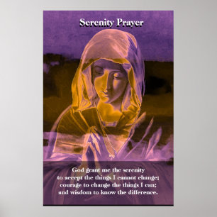 Poster Prière de sérénité