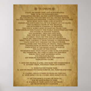 POSTER PRIÈRE DU DEUM