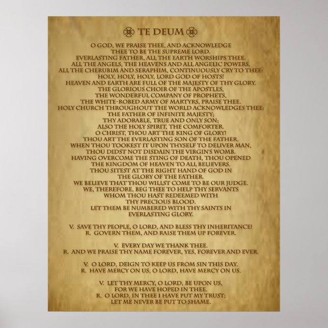 POSTER PRIÈRE DU DEUM (Devant)