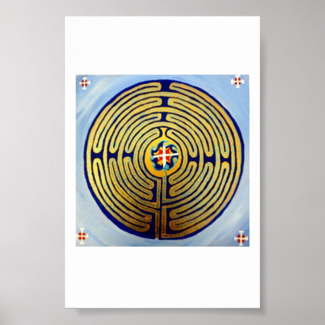 Poster Prière du Labyrinthe (Devant)