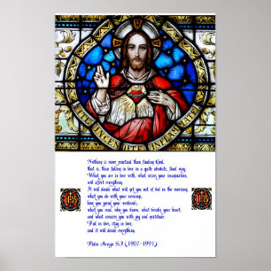 Poster Prière du Sacré-Coeur et de l'Arrupe