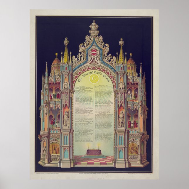 Poster Prière du Seigneur des Mâmes [1892] (Devant)